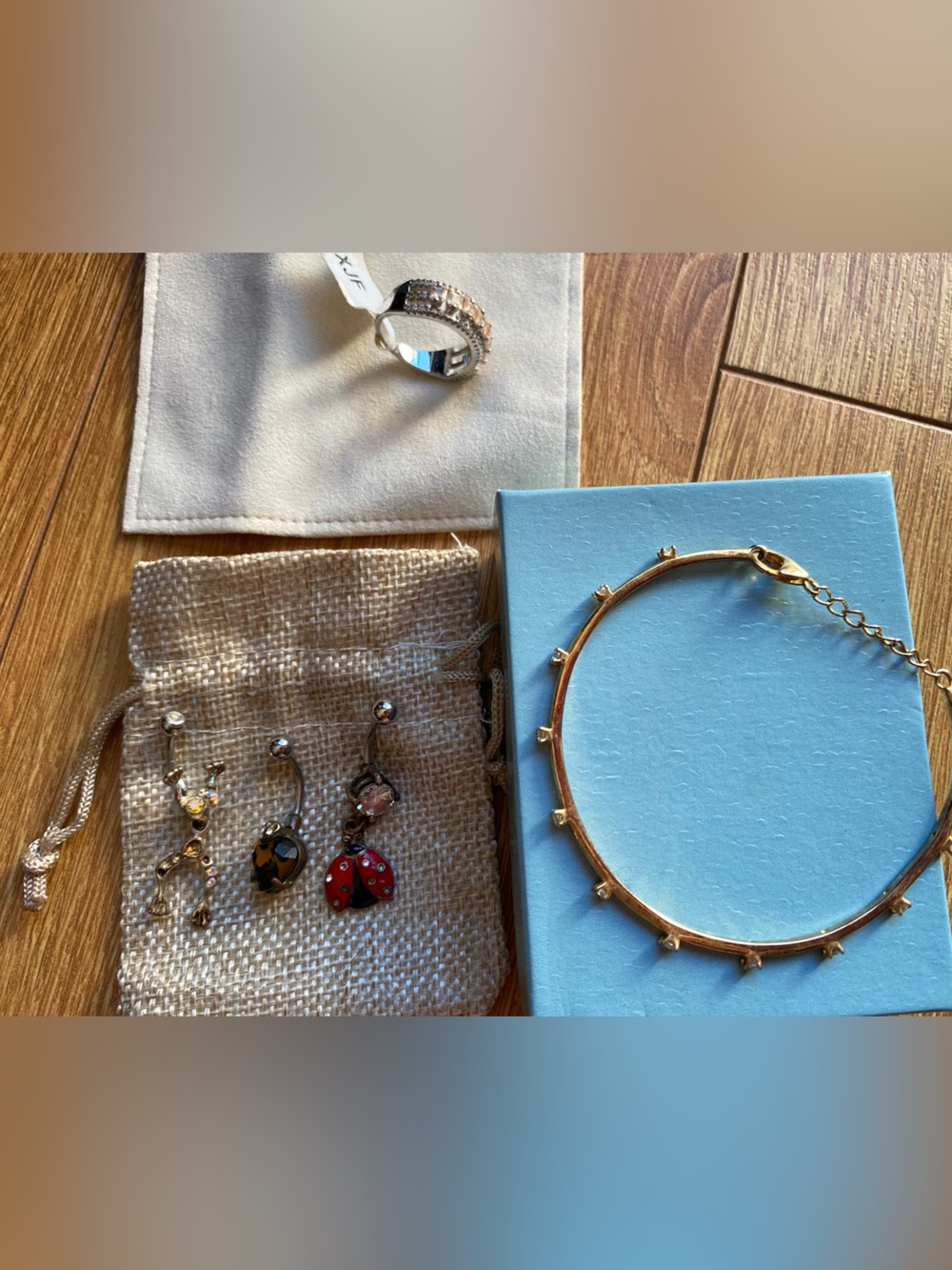 Assorted Women's Jewelry - ring, bracelet, and belly rings